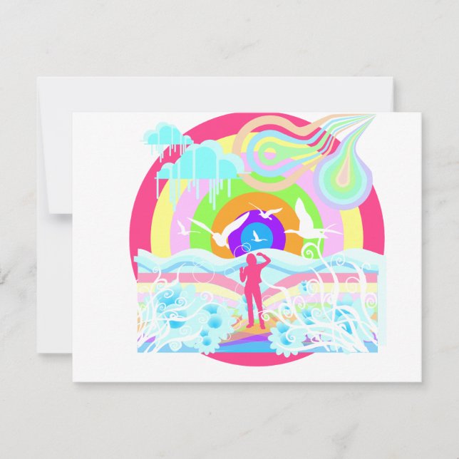 Art hippy des années 1960 (Devant)