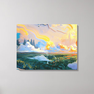 Art Imaginaire Toile Emballée Premium (Gloss)