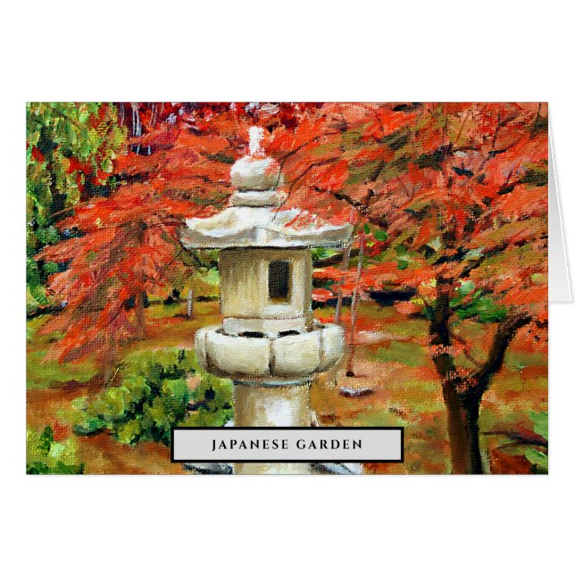 Art Jardin Vintage japonais (Devant horizontal)