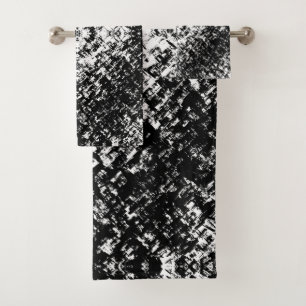 Art Moderne Abstrait Hypnotique Noir Et Blanc