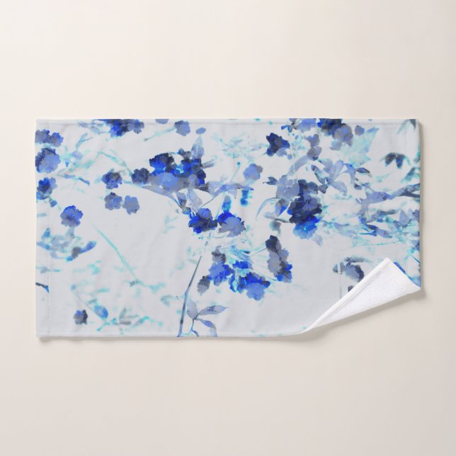 Art moderne et tendance de la motif florale / fleu (Serviette à main)