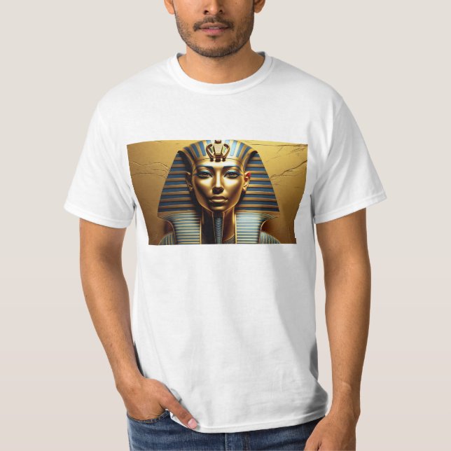Art Moderne Pharaon Nefertiti – T-shirt Graphique  (Devant)