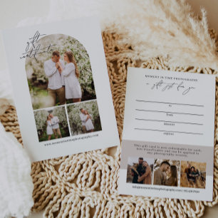 Art moderne photo certificat cadeau photo