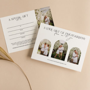 Art moderne Photos Photographie Certificat cadeau