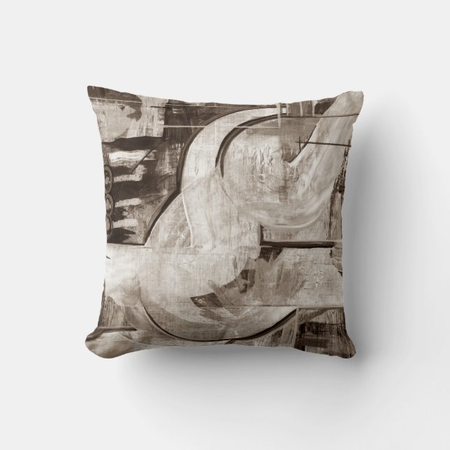 Art Monochrome Original Personnalisé Coussin (Recto)