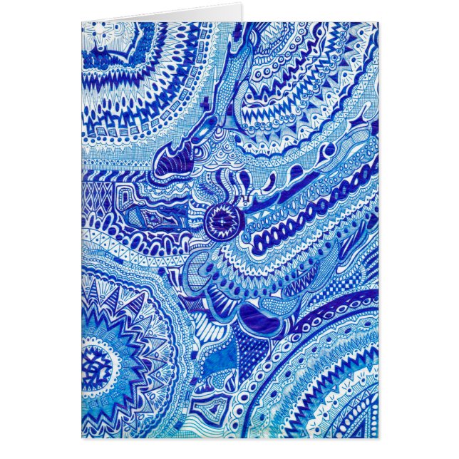Art motif de style Royal Blue et White Ming (Devant)
