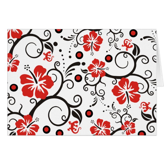ART motif - décoration hibiscus (Devant horizontal)