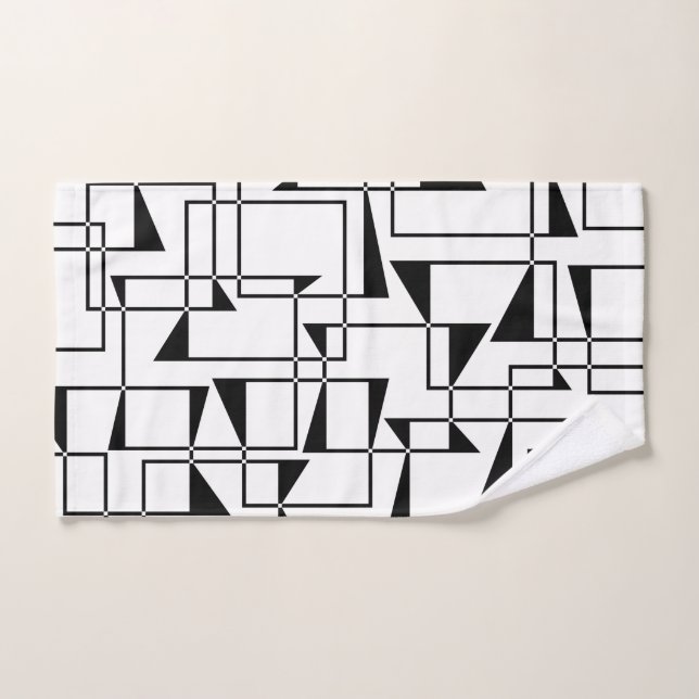 Art motif géométrique cool moderne, urbain, audaci (Serviette à main)