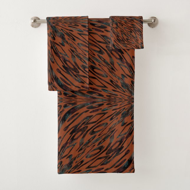 Art Motif tribal autochtone Happy Face Scratchboar (En situation)