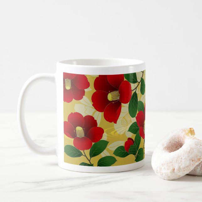 Art Mug "camellia” (Avec donut)