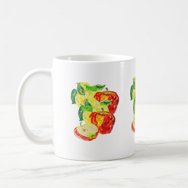 .art Mug : Poires & Pommes  (Gauche)