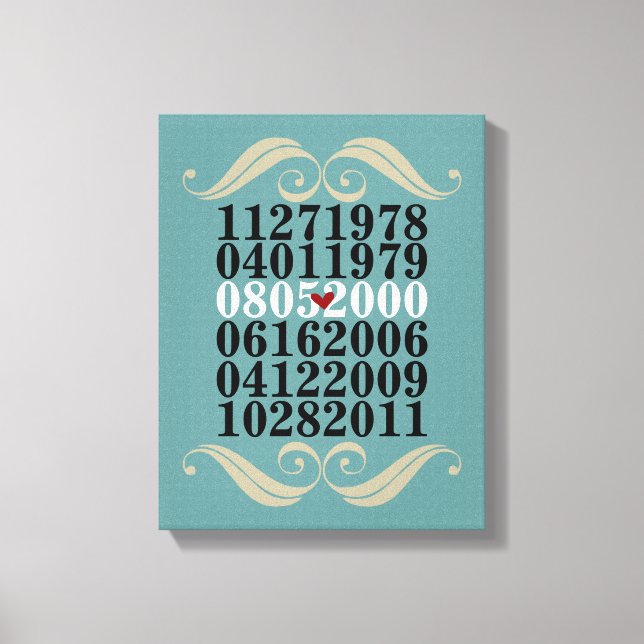 Art Mur Donné - 3 Enfants - Toile Enveloppée (Recto)