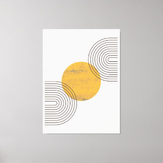 Art mural abstrait bohème