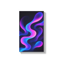 Art mural abstrait Neon Dreams | Moderne et coloré