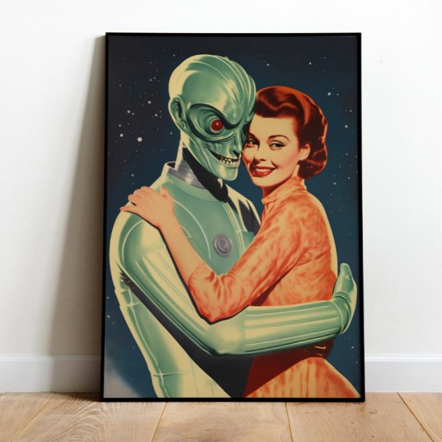 Art mural alien affiche de science-fiction imprima (Créateur téléchargé)