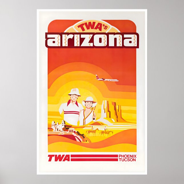 Art mural Arizona Affiche de voyage Impression Amé (Devant)