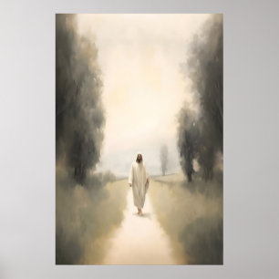 Art mural chrétien Suivez-moi Jésus-Christ