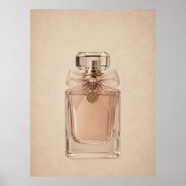 Art mural de bouteilles de parfum de luxe | Fémini (Devant)