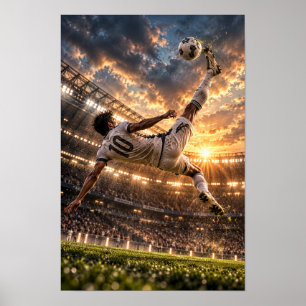 Art mural de football - Stade numéro 10