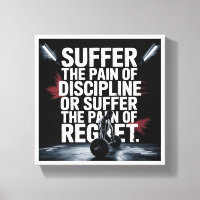 Art mural de motivation pour salle de gym - Souffr