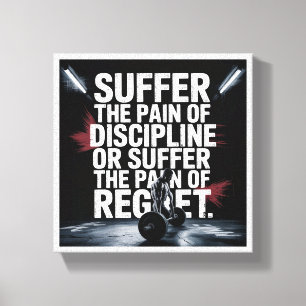 Art mural de motivation pour salle de gym - Souffr