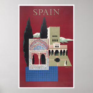 Art mural d'Espagne Affiche de voyage espagnole Vi
