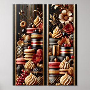 Art mural élégant pour boulangers