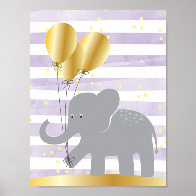 Art mural éléphant (Devant)