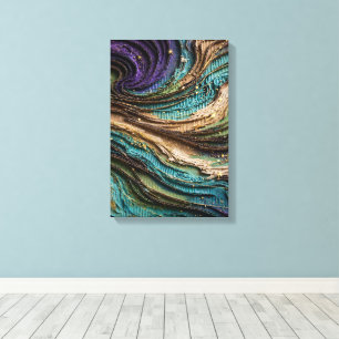 Art mural en 3D de la galaxie en spirale - Sculptu