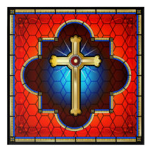Art Acrylique Croix magnifique