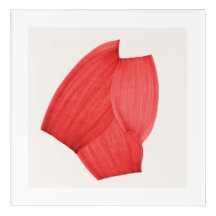 Collage de 3 formes en rouge
