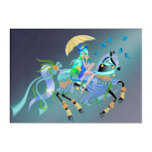 "Conte d'un millier d'yeux" Promenade à cheval enc