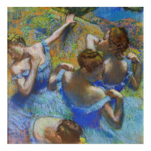 Art Mural En Acrylique Edgar Degas - Danseurs Bleus