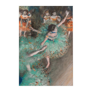 Art Mural En Acrylique Edgar Degas - Swaying Dancer / Danseuse en vert