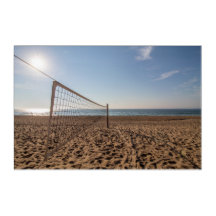filet de volley sur la plage