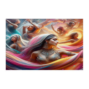 Art Mural En Acrylique GORGEUSES Danseuses d'art