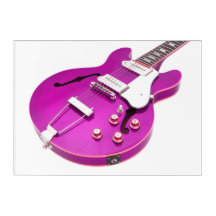 GUITARE ÉLECTRIQUE PURPLE ICONIQUE 10x14