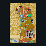 Art Mural En Acrylique Gustav Klimt Exécution Nouveau Couple<br><div class="desc">Gustav Klimt,  Fulfillment 1910-1911 Couple Art Nouveau avec la signature de Klimt design tourbillonnant et belle peinture or.</div>