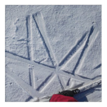 Imprimer Ski Star Acrylique