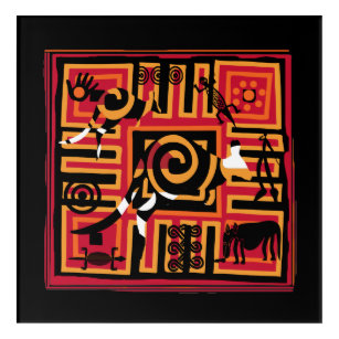 Art Mural En Acrylique L'art autochtone authentique