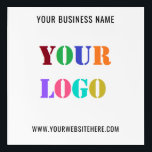Art Mural En Acrylique Logo promotionnel en acrylique d'entreprise<br><div class="desc">Police et couleurs personnalisées - Votre logo et votre texte promotionnel Entreprise Acrylique personnalisée Imprimer / Cadeau - Ajouter votre logo - Image - ou QR Code et Texte - Site Web ou autres informations - Redimensionner et déplacer des éléments avec outil de personnalisation. Choisissez la police / taille /...</div>