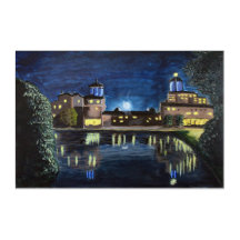 Lune sur l'art acrylique de Broadmoor