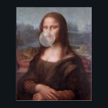 Art Mural En Acrylique Mona Lisa souffle de bulle grise gomme<br><div class="desc">Mona Lisa souffle de bulle grise gomme</div>