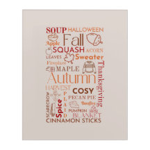 Mot d'automne esthétique