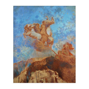 Art Mural En Acrylique Odilon Redon Le Chariot d'Apollo Poster