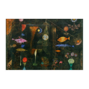 Art Mural En Acrylique Poisson magique - Paul Klee