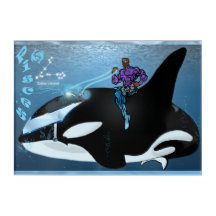 Poissons Universelles Zodiac - OEuvre murale acryl