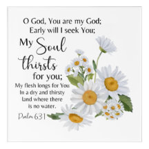 Psaume 23:1 Écriture Bible Chamomile Fleurs