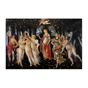 Art Mural En Acrylique Sandro Botticelli - La Primavera