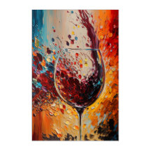 SÉRIE Abstraite de vins et cocktails